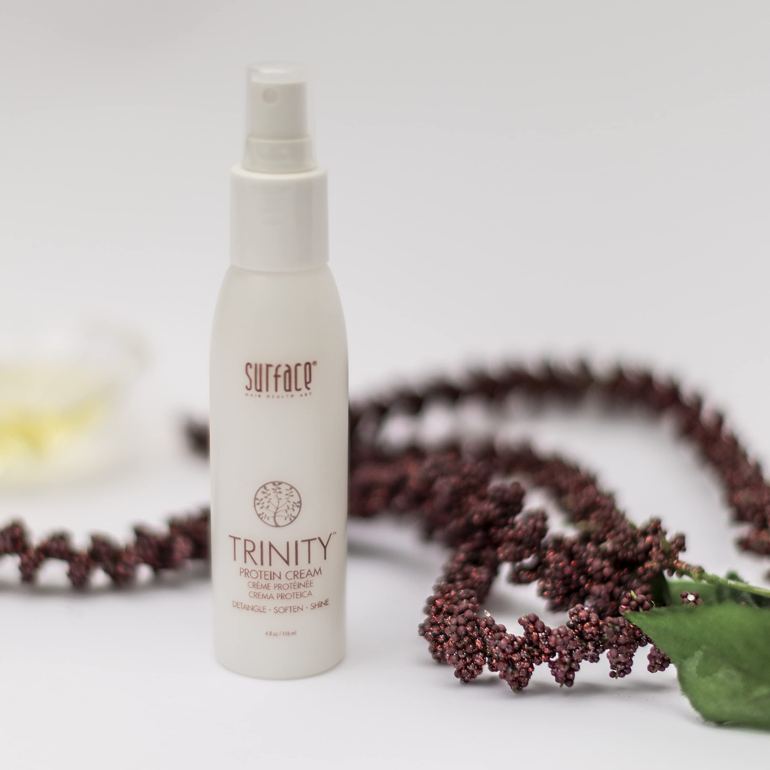 Surface Hair Trinity Protein Cream Leave-In Conditioner, 4 Fl Oz